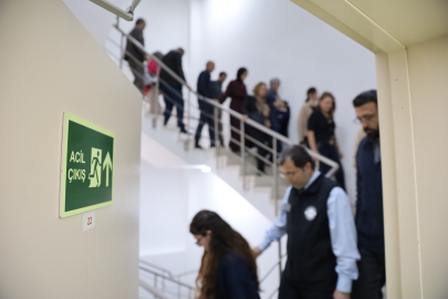 Büyükşehir’den afetlere karşı geniş katılımlı tahliye tatbikatı