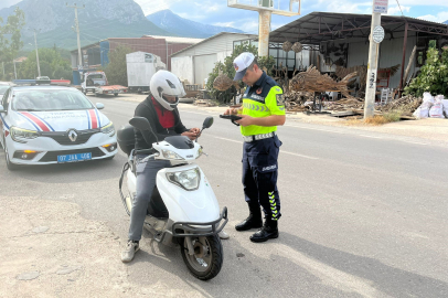 Antalya'da jandarmadan şok motosiklet denetimi