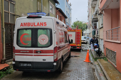 Edirne'de baca yangını korkuttu