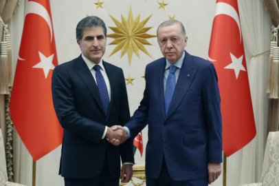 Cumhurbaşkanı Erdoğan, IKBY Başkanı Barzani’yi kabul etti