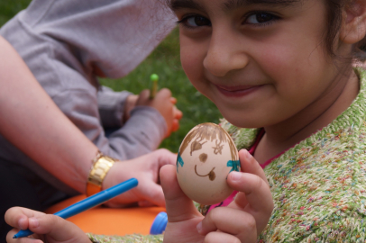 Dünya Yumurta Günü’nde miniklerden renkli dokunuşlar