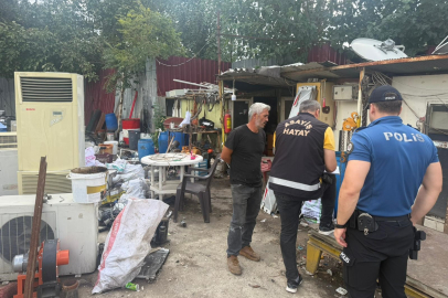 Dörtyol’da hurdacılar denetlendi