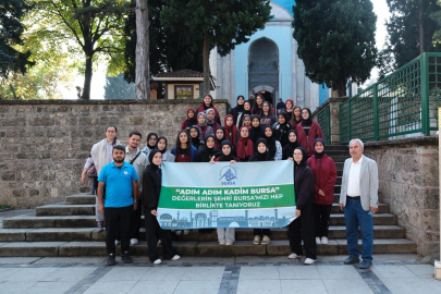 Yıldırımlı gençlerden tarihi yolculuk
