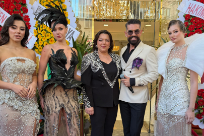 Filiz Çekil’den İnegöl’e moda çıkarması: Açılışa ünlü yağdı