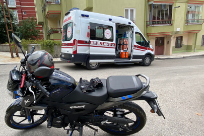 Motosiklet ile otomobil çarpıştı: 1 yaralı