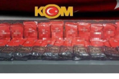 Batman'da 44 kilo kaçak nargile tütünü ele geçirildi