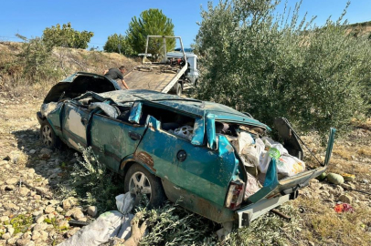 Karı-koca kazada hayatını kaybetti