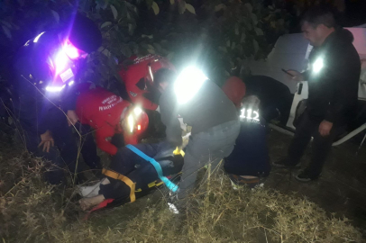 Sürücü direksiyon hakimiyetini kaybetti: 1 yaralı