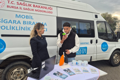 Bursa’da 'Mobil Sigara Bırakma Poliklinikleri' hizmete başladı