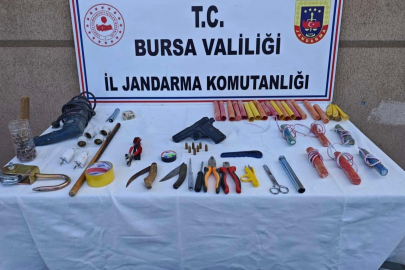 Kestel’de kaçak kazı: 9 kişi patlayıcılarla suçüstü yakalandı