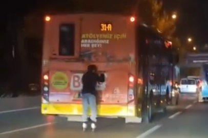 Bursa trafiğinde tehlikeli anlar: Genç canını hiçe saydı