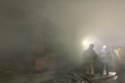 İnegöl'de akşam saatlerinde yangın paniği!