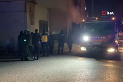 İnegöl'de akşam saatlerinde yangın paniği!