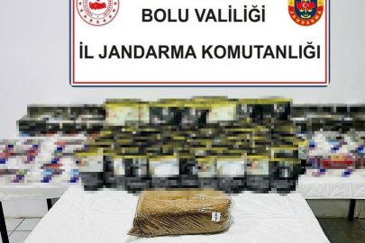 Bolu'da 35 bin kaçak makaron ele geçirildi