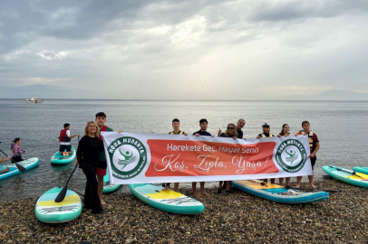 Mudanya’da öğrenciler SUP ile denge ve özgüven geliştirdi