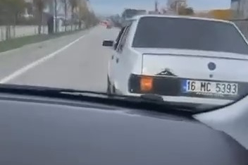 Bursa’da tartıştığı sürücünün önünü kesti