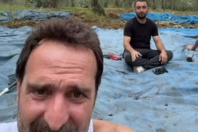 Çakallarla Dans’ın Köfte Necmi’si ilk zeytin hasadını yaptı