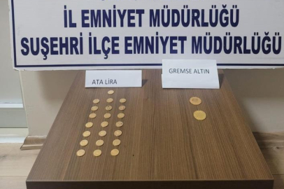 Piyasa değeri 1 milyon lira olan sahte altın ele geçirildi