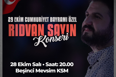 İnegöl’de Cumhuriyet coşkusu: Rıdvan Sayın’dan özel konser
