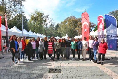 'Meydan Kadınların’ dayanışma pazarı Heykelde