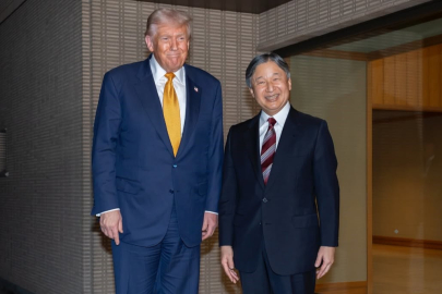 Trump, Tokyo'da Japonya İmparatoru Naruhito ile görüştü