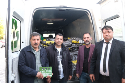 Sorgun’da 600 kilo atık yağdan 500 kilo mama elde edildi