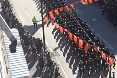 Bursa'da gurur veren görüntüler