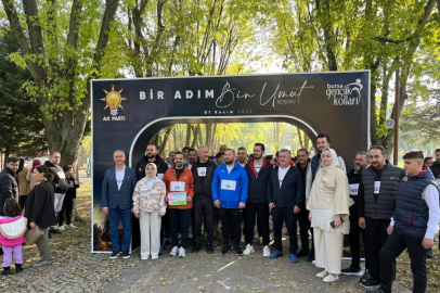 Bursa'da Gazze ve Filistin halkı için koştular