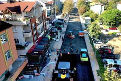 Körfez'de hafta sonu asfalt mesaisi