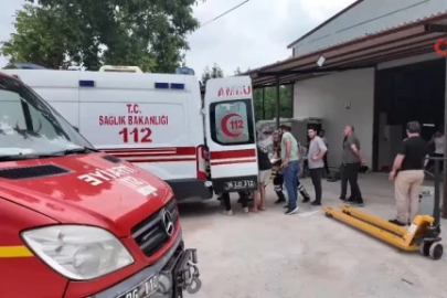 Bursa'da silindir makinasına elini kaptıran işçi ağır yaralandı