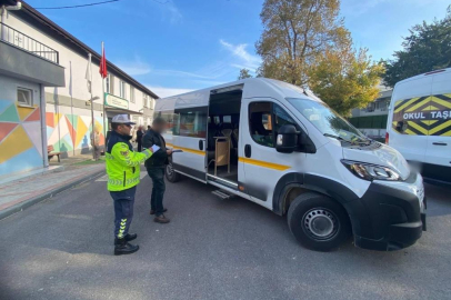 Bursa’da servis araçları ve motosikletlere sıkı denetim