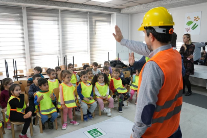 Osmangazi kreşlerinde miniklere iş güvenliği eğitimi