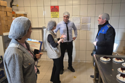 Gemlik zabıtasından gıda güvenliği denetimi