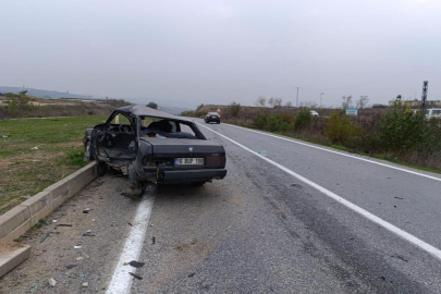 Bursa'da trafik kazası: 1 ölü, 2 yaralı