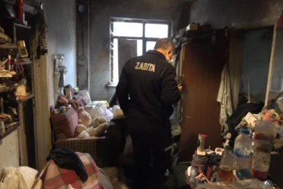 Bursa'da yalnız yaşayan adamın evinde korkunç manzara