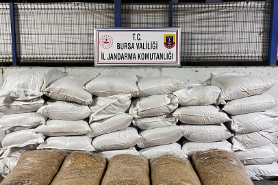 Bursa'da kaçak sigara operasyonu