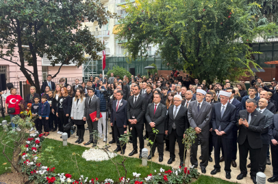 Başkan Aydın Selanik’te Atatürk’ü andı