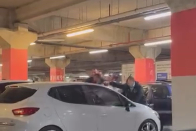 Bursa'da AVM otoparkında iki aile arasında kavga