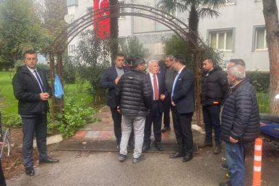 Bozbey'den şehit binbaşının ailesine taziye ziyareti