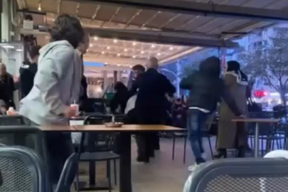 Bursa'da gençlerin meydan muhaberesi kamerada