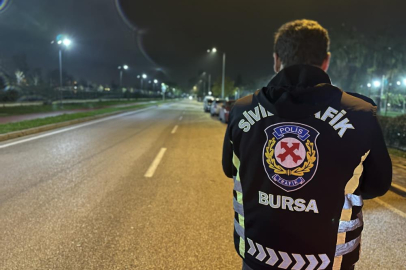 Bursa'da sivil ekiplerden gece denetimi