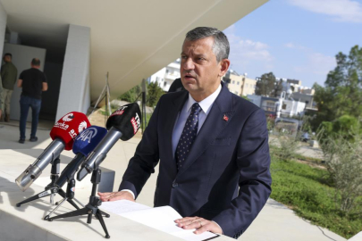 CHP lideri Özel KKTC'de