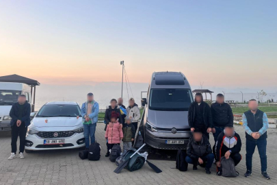 20 düzensiz göçmen yakalandı