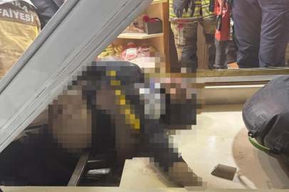 Başkent'te vitrin asansörü faciası