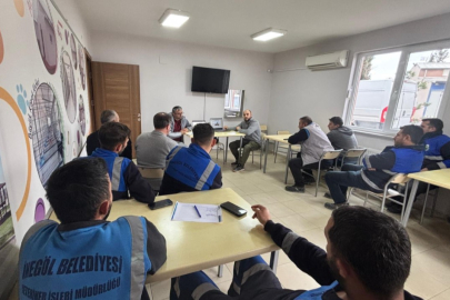 İnegöl'de kurum içi eğitimler sürüyor