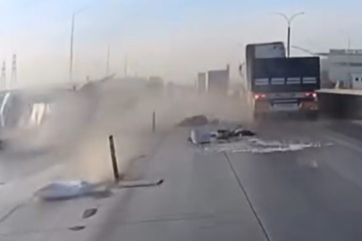 Araç sollamak isterken TIR'ın önünde kaldı: 6 yaralı