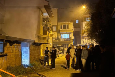 Bursa'da üç katlı binada yangın paniği