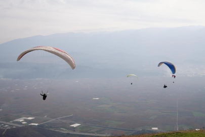 Bursa'da gökyüzünden tohum yağdı