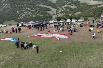 Bursa'da gökyüzünden tohum yağdı