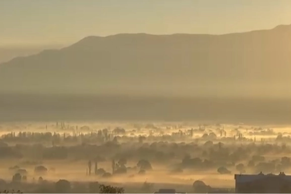 Bursa'da siste kartpostallık görüntüler ortaya çıktı